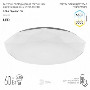 Накладной светильник Эра Классик SPB-6-70-RC Sparkle в Кировграде - kirovgrad.ok-mebel.com | фото 2