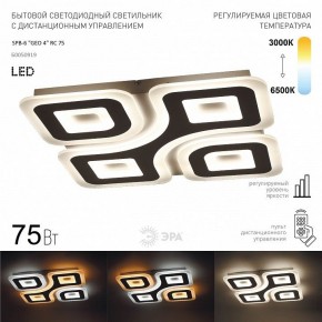 Накладной светильник Эра  SPB-6 GEO 4 RC 75 в Кировграде - kirovgrad.ok-mebel.com | фото 2