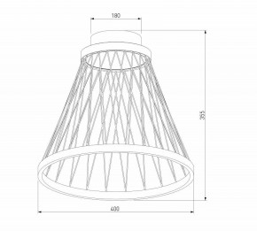 Накладной светильник Eurosvet Cesta 40018/1 LED коричневый в Кировграде - kirovgrad.ok-mebel.com | фото 4