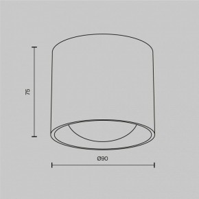Накладной светильник Maytoni Lens C217CL-15W4K-B в Кировграде - kirovgrad.ok-mebel.com | фото 9