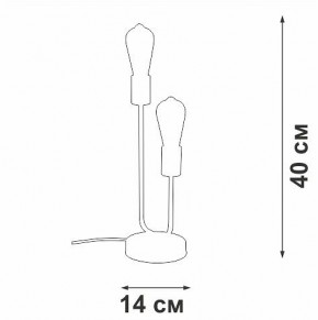 Настольная лампа декоративная Vitaluce V3005 V3005-1/2L в Кировграде - kirovgrad.ok-mebel.com | фото 5