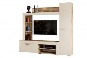 НИКОЛЬ Гостиная (Дуб крафт серый/софт айвори) в Кировграде - kirovgrad.ok-mebel.com | фото