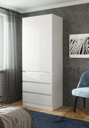 ПАРУС Шкаф 2-х ств. 800 (белый) в Кировграде - kirovgrad.ok-mebel.com | фото