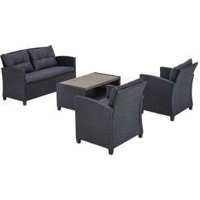 Плетеный комплект мебелис диваном AFM-804G Dark Grey в Кировграде - kirovgrad.ok-mebel.com | фото 3
