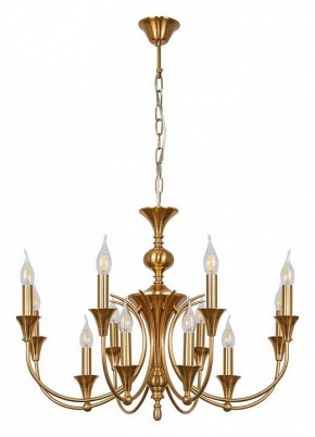 Подвесная люстра Arte Lamp Collinetta A4094LM-12PB в Кировграде - kirovgrad.ok-mebel.com | фото 2