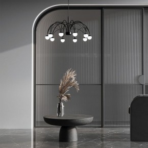Подвесная люстра Eurosvet Ragno 90034/10 LED черный в Кировграде - kirovgrad.ok-mebel.com | фото 4