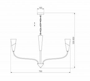 Подвесная люстра Eurosvet Rhyton 60167/6 никель в Кировграде - kirovgrad.ok-mebel.com | фото 5