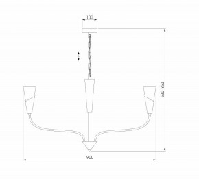 Подвесная люстра Eurosvet Rhyton 60167/8 никель в Кировграде - kirovgrad.ok-mebel.com | фото 6