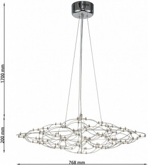 Подвесная люстра Favourite Thinner 4305-8P в Кировграде - kirovgrad.ok-mebel.com | фото 5