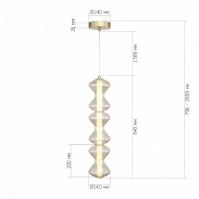 Подвесная люстра ST-Luce SPINE SL6136.213.01 в Кировграде - kirovgrad.ok-mebel.com | фото 4