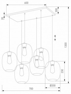 Подвесной светильник TK Lighting Elio 5974 Elio в Кировграде - kirovgrad.ok-mebel.com | фото 3