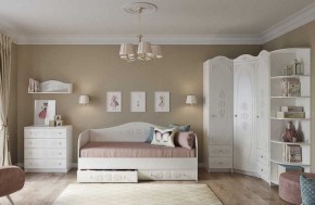 KI-KI ПЛД800.1 Полка (белый/белое дерево) в Кировграде - kirovgrad.ok-mebel.com | фото 2