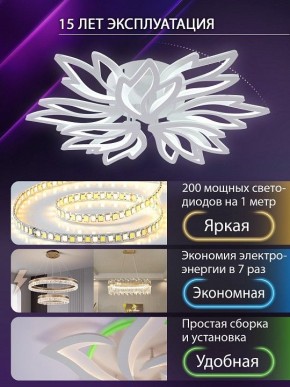 Потолочная люстра Natali Kovaltseva RIF LED LAMPS 81118/7C в Кировграде - kirovgrad.ok-mebel.com | фото 5