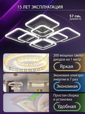 Потолочная люстра Natali Kovaltseva SPEKTR LED LAMPS 81108/5C в Кировграде - kirovgrad.ok-mebel.com | фото 5
