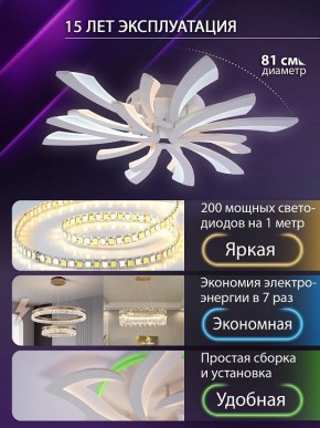 Потолочная люстра Natali Kovaltseva VIO LED LAMPS 81454 в Кировграде - kirovgrad.ok-mebel.com | фото 5
