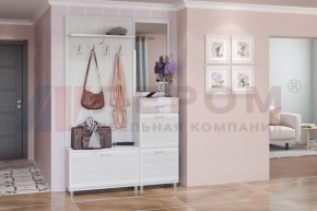 Прихожая Мелисса композиция 8 (Снежный Ясень) в Кировграде - kirovgrad.ok-mebel.com | фото