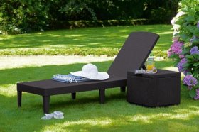 Шезлонг Джайпур (Jaipur Sun lounger) виски-коричневый в Кировграде - kirovgrad.ok-mebel.com | фото 2