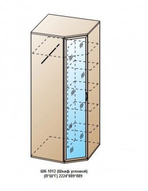 ШК-1012 (Шкаф угловой) в Кировграде - kirovgrad.ok-mebel.com | фото