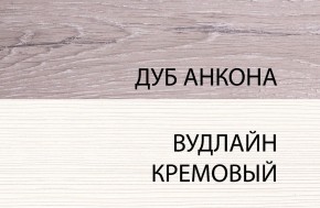 Шкаф 1DT P, OLIVIA, цвет вудлайн крем/дуб анкона в Кировграде - kirovgrad.ok-mebel.com | фото