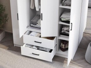 Шкаф 4-х створчатый Титан (белый) в Кировграде - kirovgrad.ok-mebel.com | фото 3