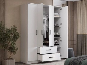 Шкаф 4-х створчатый Титан (белый) в Кировграде - kirovgrad.ok-mebel.com | фото 4