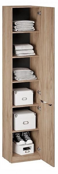 Шкаф для белья Глосс СМ-319.07.011 в Кировграде - kirovgrad.ok-mebel.com | фото 2