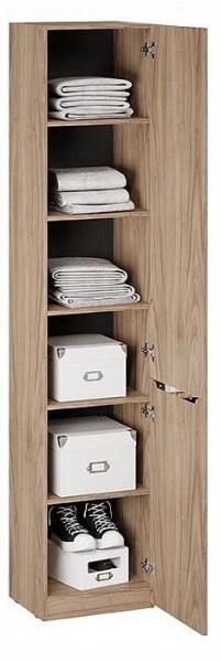 Шкаф для белья Глосс СМ-319.07.012 в Кировграде - kirovgrad.ok-mebel.com | фото 2
