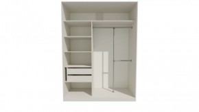 Шкаф-купе 1500 серии NEW CLASSIC K4+K4+B2+PL4 (2 ящика+F обр. штанга) профиль «Капучино» в Кировграде - kirovgrad.ok-mebel.com | фото 2