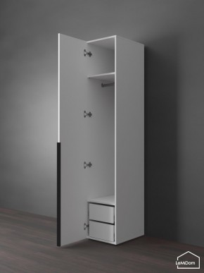 Шкаф Linnea MHR-1-3 2050х400х510 (Белый-М 11.1.2) в Кировграде - kirovgrad.ok-mebel.com | фото 5