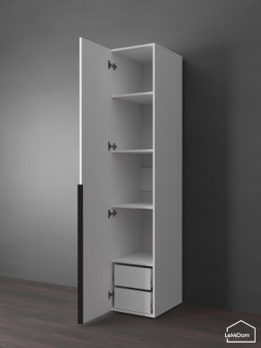 Шкаф Linnea MHR-1-3 2050х400х510 (Белый-М 11.1.2) в Кировграде - kirovgrad.ok-mebel.com | фото 5