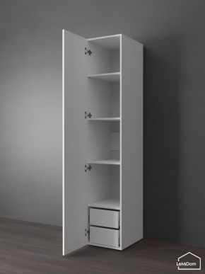 Шкаф Linnea MHR-1PO-4 2050х400х510 (Белый-М 11.1.1) в Кировграде - kirovgrad.ok-mebel.com | фото 5