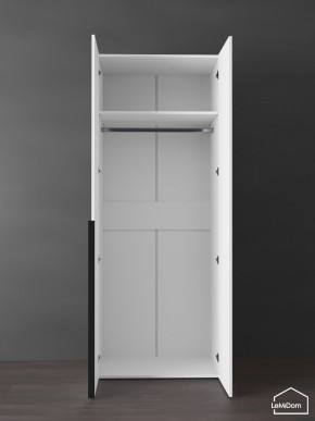 Шкаф Linnea MHR-2 2050х800х510 (Белый-М 11.1.1) в Кировграде - kirovgrad.ok-mebel.com | фото 4
