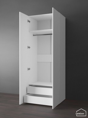 Шкаф Linnea MHR-2PO-3 2050х800х510 (Белый-М 11.1.1) в Кировграде - kirovgrad.ok-mebel.com | фото 5