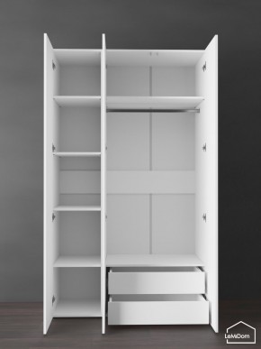Шкаф Linnea MHR-3PO-2 2050х1200х510 (Белый-М 11.1.2) в Кировграде - kirovgrad.ok-mebel.com | фото 5