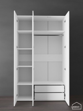 Шкаф Linnea MHR-3PO-2 2050х1200х510 (Белый-М 11.1.2) в Кировграде - kirovgrad.ok-mebel.com | фото 6