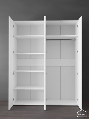 Шкаф Linnea MHR-4PO-1 2050х1600х510 (Белый-М 11.1.2) в Кировграде - kirovgrad.ok-mebel.com | фото 4