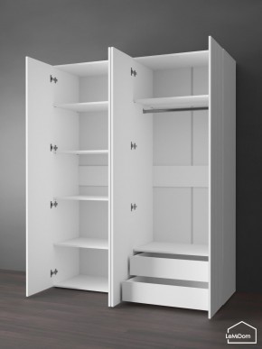 Шкаф Linnea MHR-4PO-2 2050х1600х510 (Белый-М 11.1.2) в Кировграде - kirovgrad.ok-mebel.com | фото 6