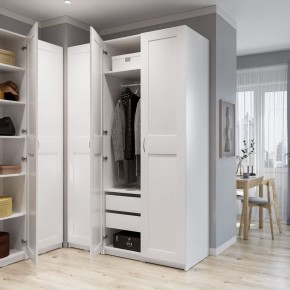 Шкаф МАКС однодверный, цвет белый в Кировграде - kirovgrad.ok-mebel.com | фото 4