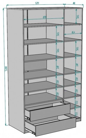 Шкаф Мальта H219 в Кировграде - kirovgrad.ok-mebel.com | фото 2