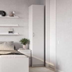 Шкаф ПЕГАС однодверный, цвет белый в Кировграде - kirovgrad.ok-mebel.com | фото 4