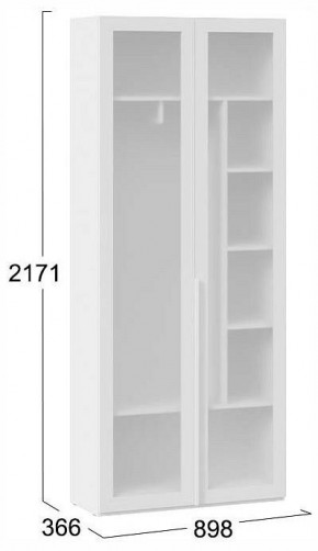 Шкаф платяной Порто СМ-393.07.226 в Кировграде - kirovgrad.ok-mebel.com | фото 4