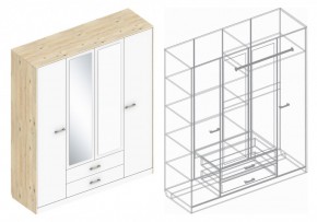 Шкаф "Милана" 4-х створчатый в Кировграде - kirovgrad.ok-mebel.com | фото 3
