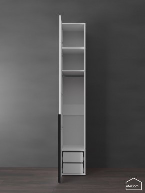Шкаф с антресолью Linnea MHR-1A-3 2450х400х510 (Белый-М 11.1.2) в Кировграде - kirovgrad.ok-mebel.com | фото 5