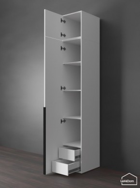 Шкаф с антресолью Linnea MHR-1A-4 2450х400х510 (Белый-М 11.1.1) в Кировграде - kirovgrad.ok-mebel.com | фото 5