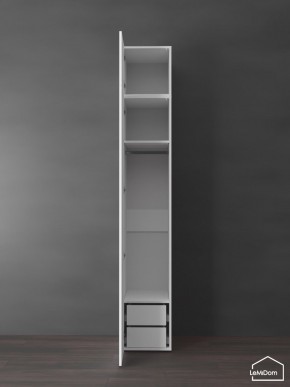 Шкаф с антресолью Linnea MHR-1POA-3 2450х400х510 (Белый-М 11.1.1) в Кировграде - kirovgrad.ok-mebel.com | фото 5