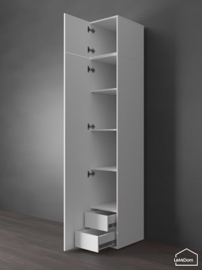 Шкаф с антресолью Linnea MHR-1POA-4 2450х400х510 (Белый-М 11.1.1) в Кировграде - kirovgrad.ok-mebel.com | фото 5