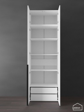 Шкаф с антресолью Linnea MHR-2A-4 2450х800х510 (Белый-М 11.1.2) в Кировграде - kirovgrad.ok-mebel.com | фото 6