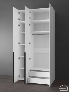 Шкаф с антресолью Linnea MHR-3A-2 2450х1200х510 (Белый-М 11.1.2) в Кировграде - kirovgrad.ok-mebel.com | фото 5