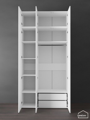 Шкаф с антресолью Linnea MHR-3POA-2 2450х1200х510 (Белый-М 11.1.2) в Кировграде - kirovgrad.ok-mebel.com | фото 6