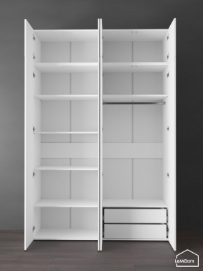 Шкаф с антресолью Linnea MHR-4POA-2 2450х1600х510 (Белый-М 11.1.2) в Кировграде - kirovgrad.ok-mebel.com | фото 5
